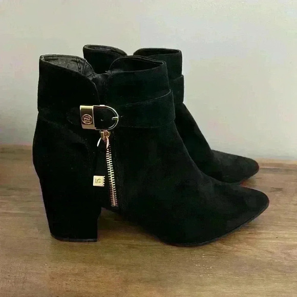 Liz Claiborne black ankle boots booties - Picture 1 of 4